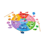 Maxbell Magnetic Wooden Fishing Game Toy Cognition for 3 4 5+ Year Old Kids Children