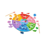 Maxbell Magnetic Wooden Fishing Game Toy Cognition for 3 4 5+ Year Old Kids Children