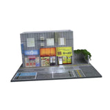 Maxbell 1/64 Scale Miniature Scene Model Elegant Japanese Street Shop Lighting Scene