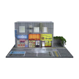 Maxbell 1/64 Scale Miniature Scene Model Elegant Japanese Street Shop Lighting Scene