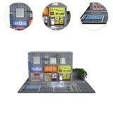 Maxbell 1/64 Scale Miniature Scene Model Elegant Japanese Street Shop Lighting Scene