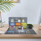 Maxbell 1/64 Scale Miniature Scene Model Elegant Japanese Street Shop Lighting Scene