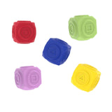 Maxbell 5x Silicone Gonggi Stones Toy Set Cute Travel Game Small Sturdy Family Game