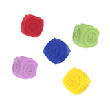 Maxbell 5x Silicone Gonggi Stones Toy Set Cute Travel Game Small Sturdy Family Game