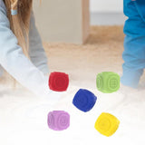 Maxbell 5x Silicone Gonggi Stones Toy Set Cute Travel Game Small Sturdy Family Game