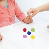 Maxbell 5x Silicone Gonggi Stones Toy Set Cute Travel Game Small Sturdy Family Game