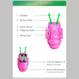 Maxbell Fairy Attachment Lighted Butterfly Attachment Dressing up for Girls Holiday