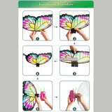 Maxbell Fairy Attachment Lighted Butterfly Attachment Dressing up for Girls Holiday