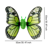 Maxbell Fairy Attachment Lighted Butterfly Attachment Dressing up for Girls Holiday