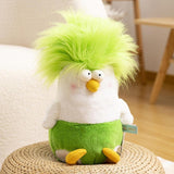Maxbell Funny Duck Plush Toy Kids Room Decor Doll for Boys Girls Family Children White