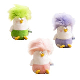 Maxbell Funny Duck Plush Toy Kids Room Decor Doll for Boys Girls Family Children White
