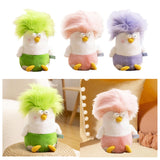 Maxbell Funny Duck Plush Toy Kids Room Decor Doll for Boys Girls Family Children White