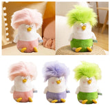 Maxbell Funny Duck Plush Toy Kids Room Decor Doll for Boys Girls Family Children White