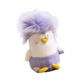 Maxbell Funny Duck Plush Toy Kids Room Decor Doll for Boys Girls Family Children Violet