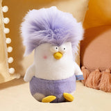 Maxbell Funny Duck Plush Toy Kids Room Decor Doll for Boys Girls Family Children Violet