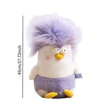Maxbell Funny Duck Plush Toy Kids Room Decor Doll for Boys Girls Family Children Violet
