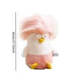 Maxbell Funny Duck Plush Toy Kids Room Decor Doll for Boys Girls Family Children Pink