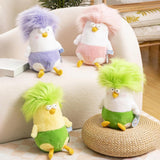 Maxbell Funny Duck Plush Toy Kids Room Decor Doll for Boys Girls Family Children Pink