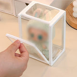 Maxbell Clear Display Case for Figures Storage Box for Doll Action Figures Mini Toys