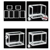 Maxbell Clear Display Case for Figures Storage Box for Doll Action Figures Mini Toys
