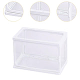Maxbell Clear Display Case for Figures Storage Box for Doll Action Figures Mini Toys