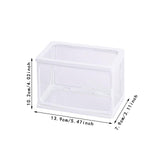 Maxbell Clear Display Case for Figures Storage Box for Doll Action Figures Mini Toys