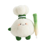 Maxbell Plush Keychain Vegetable Family Car Key Chain for Purse Backpack Accessories garlic