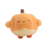 Maxbell Plush Keychain Vegetable Family Car Key Chain for Purse Backpack Accessories pumpkin
