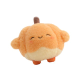 Maxbell Plush Keychain Vegetable Family Car Key Chain for Purse Backpack Accessories pumpkin