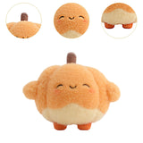 Maxbell Plush Keychain Vegetable Family Car Key Chain for Purse Backpack Accessories pumpkin