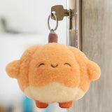 Maxbell Plush Keychain Vegetable Family Car Key Chain for Purse Backpack Accessories pumpkin