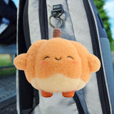 Maxbell Plush Keychain Vegetable Family Car Key Chain for Purse Backpack Accessories pumpkin