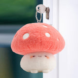 Maxbell Plush Keychain Vegetable Family Car Key Chain for Purse Backpack Accessories mushroom