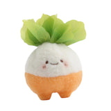 Maxbell Plush Keychain Vegetable Family Car Key Chain for Purse Backpack Accessories radish