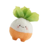 Maxbell Plush Keychain Vegetable Family Car Key Chain for Purse Backpack Accessories radish