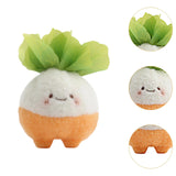 Maxbell Plush Keychain Vegetable Family Car Key Chain for Purse Backpack Accessories radish