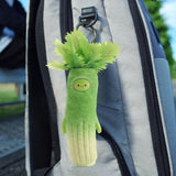 Maxbell Plush Keychain Vegetable Family Car Key Chain for Purse Backpack Accessories celery