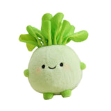 Maxbell Plush Keychain Vegetable Family Car Key Chain for Purse Backpack Accessories kohlrabi