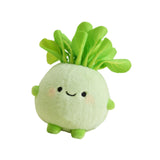 Maxbell Plush Keychain Vegetable Family Car Key Chain for Purse Backpack Accessories kohlrabi