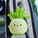 Maxbell Plush Keychain Vegetable Family Car Key Chain for Purse Backpack Accessories kohlrabi