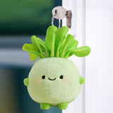 Maxbell Plush Keychain Vegetable Family Car Key Chain for Purse Backpack Accessories kohlrabi