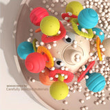 Maxbell Sensory Teething Rattle Toy Baby Teether Toy for Infant Kids 1 Year 0ld