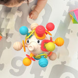 Maxbell Sensory Teething Rattle Toy Baby Teether Toy for Infant Kids 1 Year 0ld