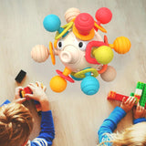 Maxbell Sensory Teething Rattle Toy Baby Teether Toy for Infant Kids 1 Year 0ld