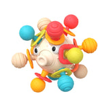 Maxbell Sensory Teething Rattle Toy Baby Teether Toy for Infant Kids 1 Year 0ld