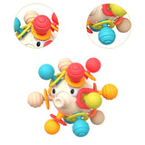 Maxbell Sensory Teething Rattle Toy Baby Teether Toy for Infant Kids 1 Year 0ld