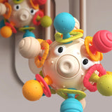 Maxbell Sensory Teething Rattle Toy Baby Teether Toy for Infant Kids 1 Year 0ld