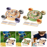 Maxbell Rotating Fishing Game Multicolor Board Game for Birthday Gift for Pre School orange
