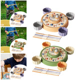 Maxbell Rotating Fishing Game Multicolor Board Game for Birthday Gift for Pre School orange