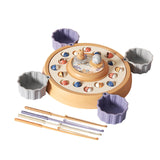 Maxbell Rotating Fishing Game Multicolor Board Game for Birthday Gift for Pre School orange